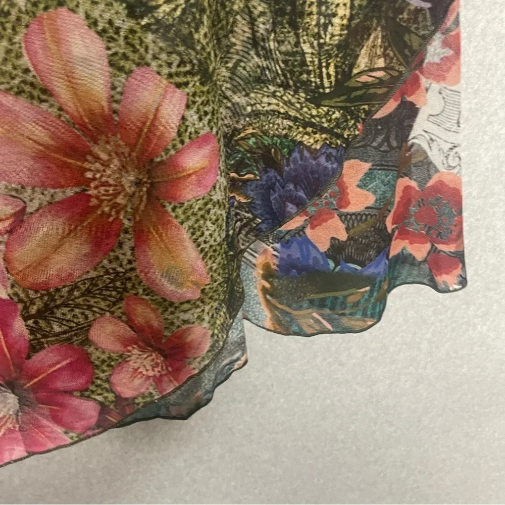 Desigual Karuka Asymmetrical Patchwork Floral Swi… - image 6